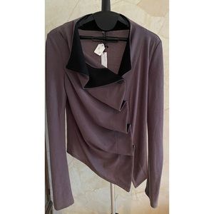NWT Grub Mocha Cardigan with Ruffle Detailing - M